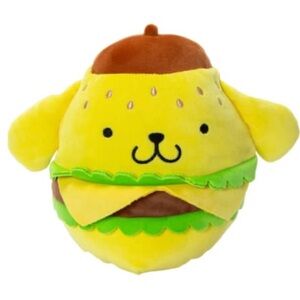 NWT SANRIO SQUISHMALLOWS HELLO KITTY Pompompurin Burger SUMMER 2024 SQUAD